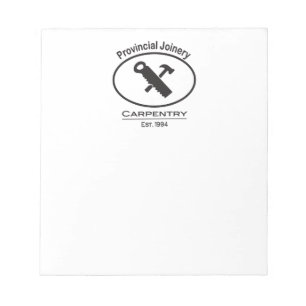 Hammer and Saw Design Notepad