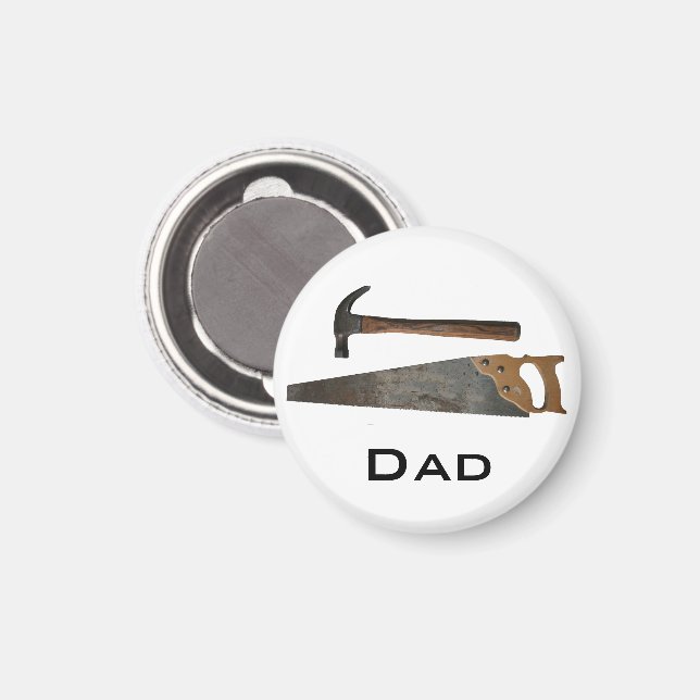 Hammer and Saw Magnet (Front/Back)