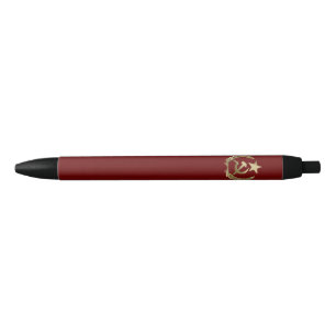 Hammer and sickle black ink pen