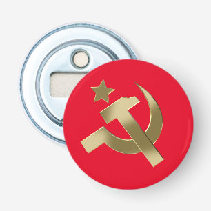 Hammer and sickle bottle opener