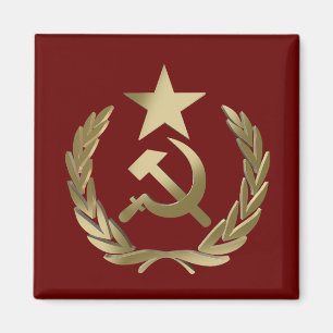 Hammer and sickle magnet