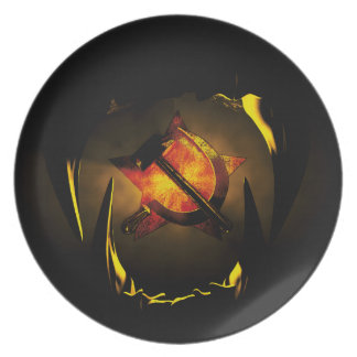 hammer and sickle plate