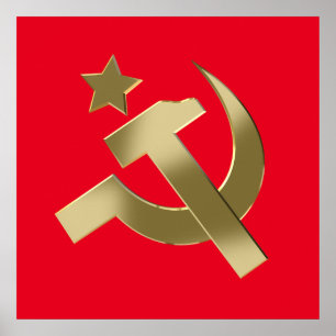 Hammer and sickle poster