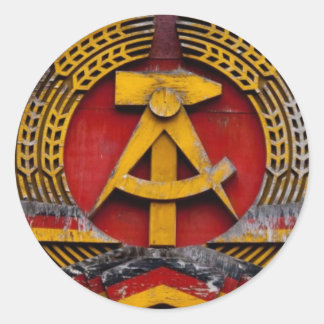 Hammer and Sickle Symbol of Communist Classic Round Sticker