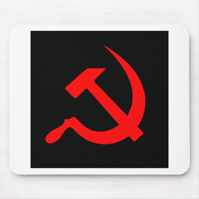 Hammer and sickle USSR Mouse Mat (Front)