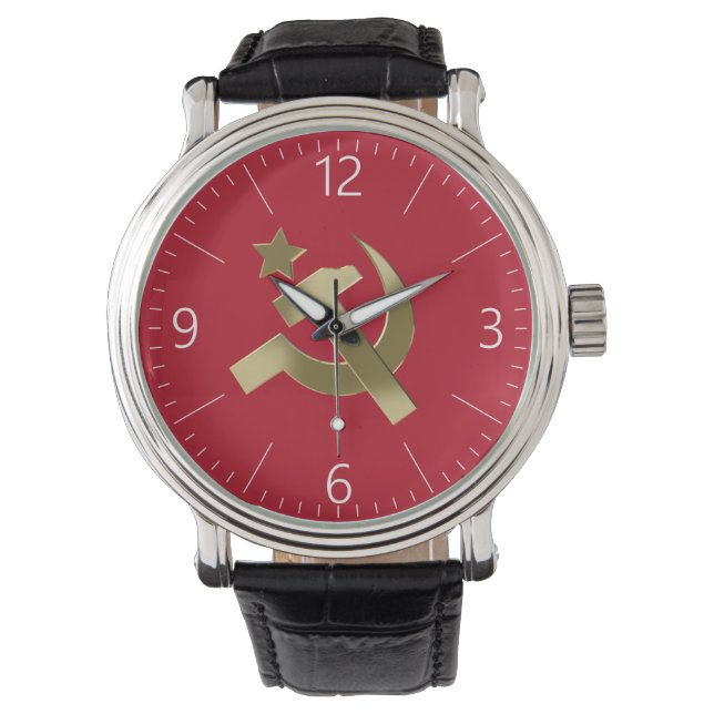 Hammer and sickle watch (Front)