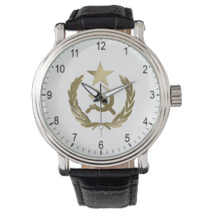 Hammer and sickle watch