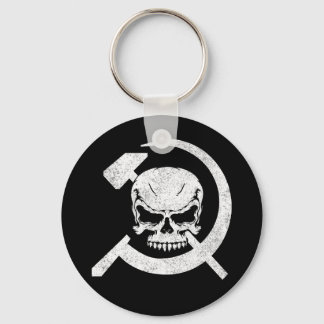 Hammer and Sickle with Skull Key Ring