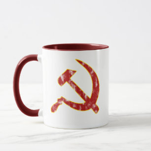 Hammer and Sickle (worn look) Mug