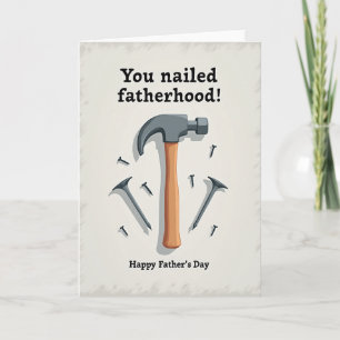 Hammer Fathers Day Icon Card