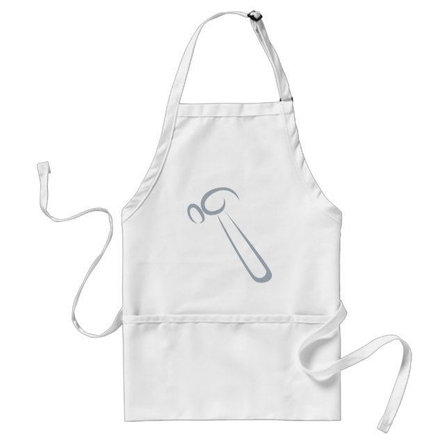 Hammer for Carpenter’s Logo in Swish Drawing Style Standard Apron (Front)