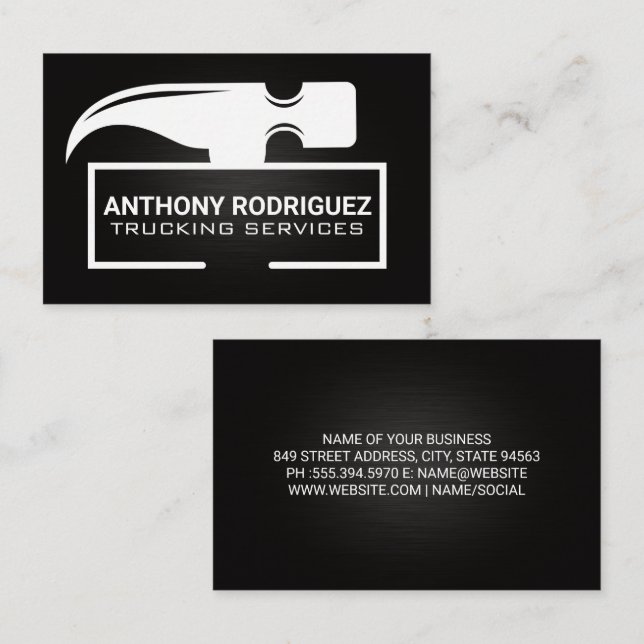 Hammer Head | Hardware Tools Business Card (Front/Back)