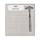 Hammer It Out Fix It Handy Man Chore List Monogram
