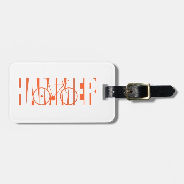 Hammer Luggage Tag (Front Horizontal)