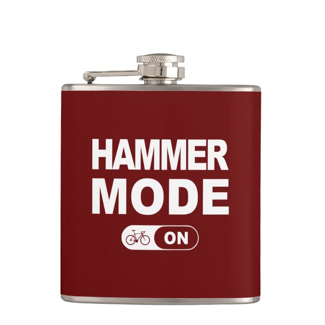 Hammer Mode On Hip Flask (Front)