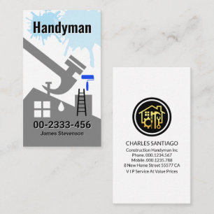Hammer Roof Building Repairs Business Card