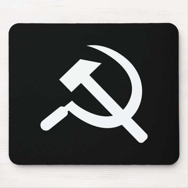Hammer & Sickle Pictogram Mousepad (Front)