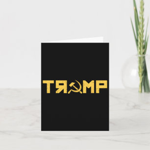 Hammer Sickle Russia Collusion Ussr Resist  Card