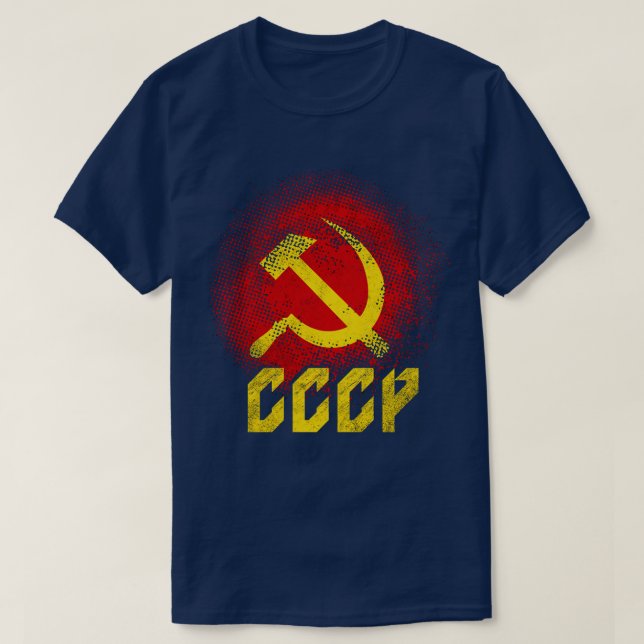 Hammer Sickle Soviet Union CCCP Communism T-Shirt (Design Front)