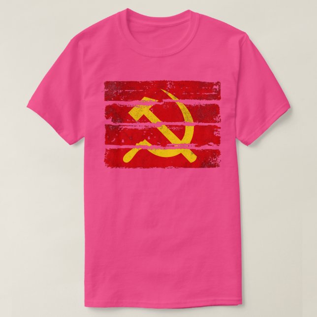 Hammer Sickle Soviet Union Communism1 T-Shirt (Design Front)