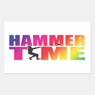 Hammer Throw Track and Field Stickers