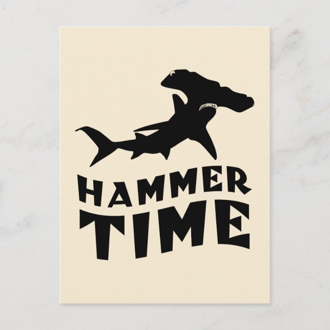 Hammer Time | Design For Hammerhead Shark Lovers Postcard (Front)
