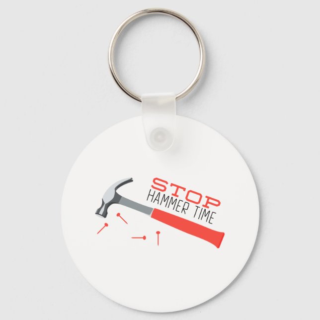 Hammer Time Key Ring (Front)
