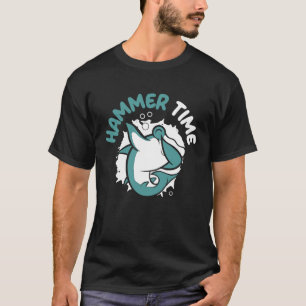 Hammer Time Shark Animal Lover Marine Biologist T-Shirt