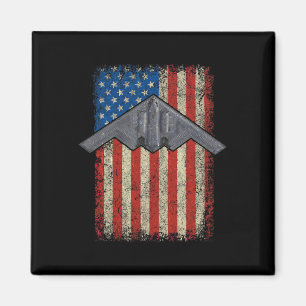 Hammer Time Stealth B-2 Military Midnight Aircraft Magnet