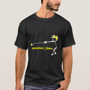 Hammer Time Tee Thrower Black Yellow Mens