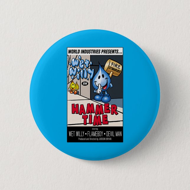 Hammer Time World Industries 6 Cm Round Badge (Front)