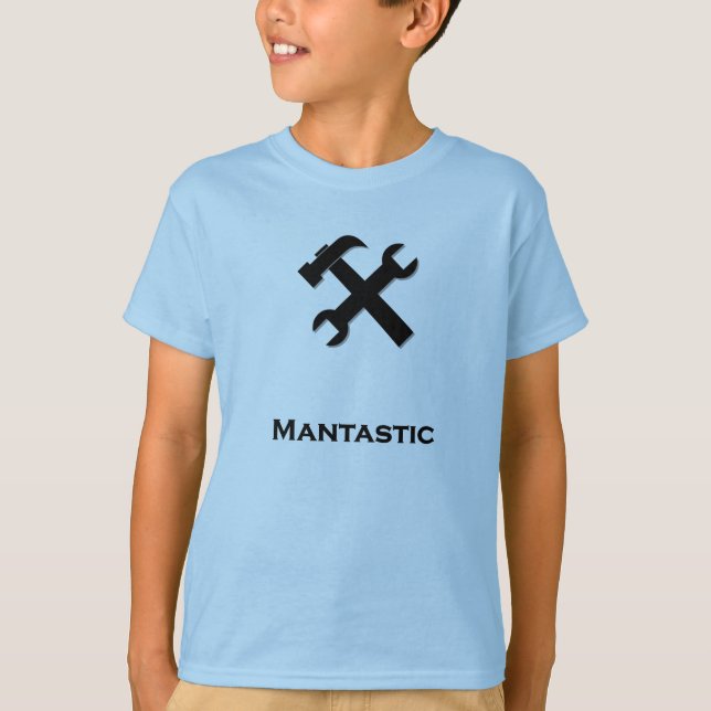 Hammer Wrench Mantastic black T-Shirt (Front)