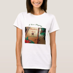Hammered Dulcimer Christmas T Shirt