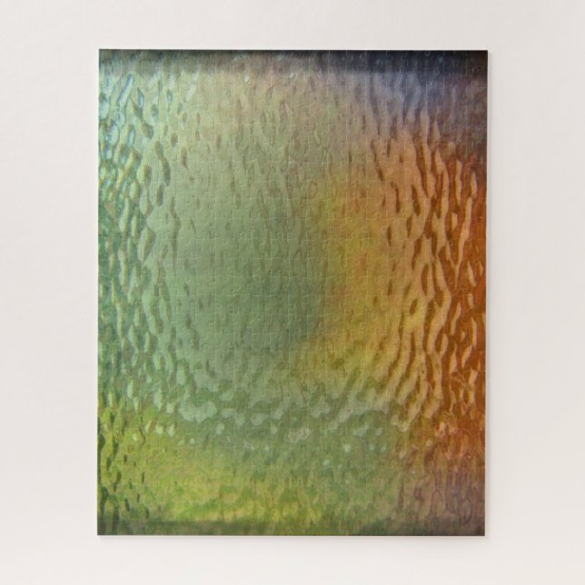 Hammered Multi-Coloured Metal Pattern Jigsaw Puzzle (Vertical)