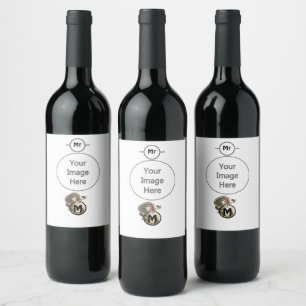 Hammerhead Salamander Monogram Wine Label