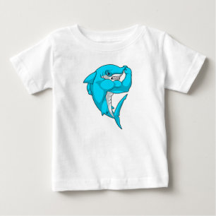 Hammerhead shark as Bodybuilder at Bodybuilding Baby T-Shirt