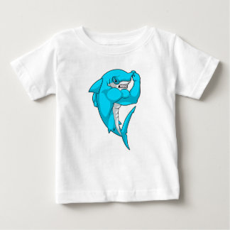 Hammerhead shark as Bodybuilder at Bodybuilding Baby T-Shirt