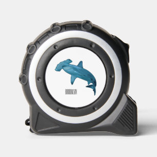 Hammerhead shark cartoon illustration 1