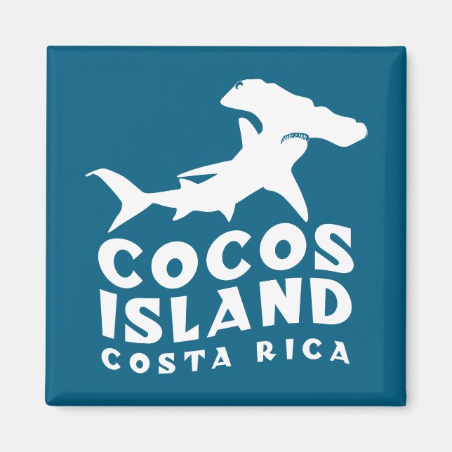 Hammerhead Shark Cocos Island Magnet (Front)