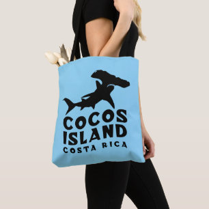 Hammerhead Shark Cocos Island Tote Bag