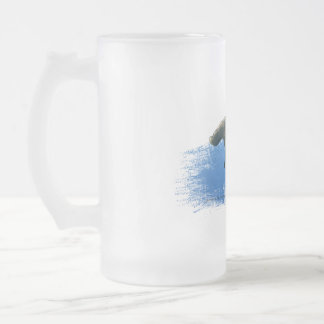 Hammerhead Shark frosted beer glass Mug