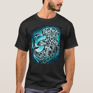 Hammerhead Shark Hawaiian Polynesian Maori  T-Shirt