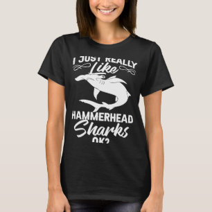 Hammerhead Shark Head Tooth T-Shirt