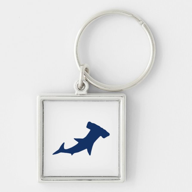 Hammerhead Shark Key Ring (Front)