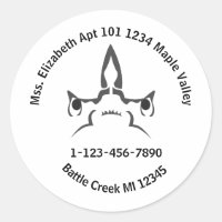 Hammerhead Shark Lost Bag Home Contact Inf Keychai