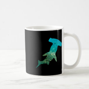 Hammerhead Shark Lovers Silhouette Earth Day And O Coffee Mug