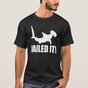 Hammerhead Shark Nailed It Ocean Fish Costume Men T-Shirt
