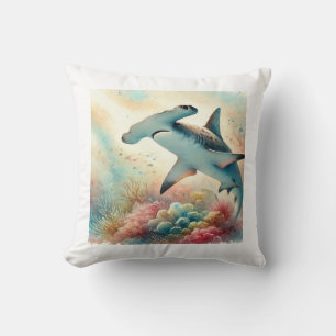 Hammerhead Shark Serenity 290824AREF136 - Watercol Cushion