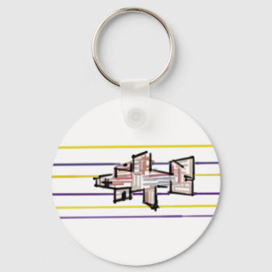 Hammerhead shark Summer joy Key Ring
