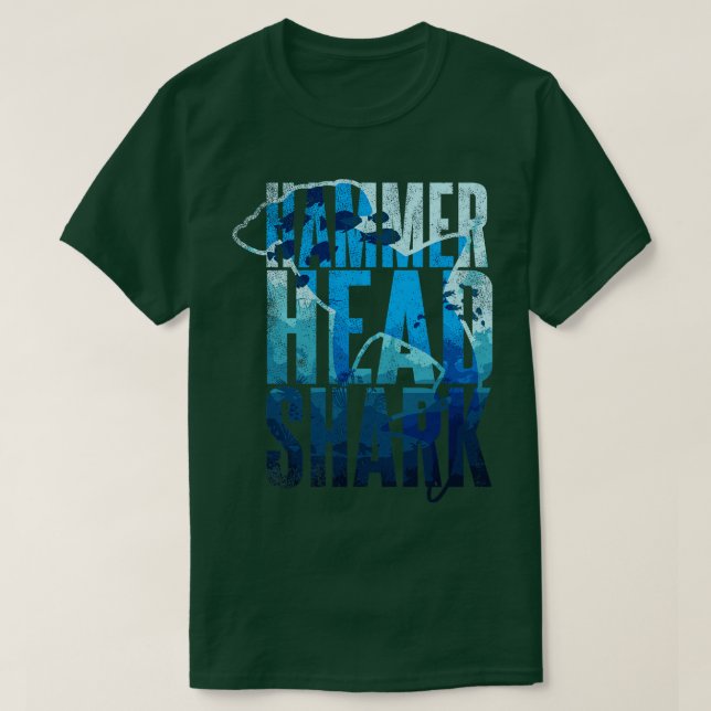 Hammerhead Shark T-Shirt (Design Front)